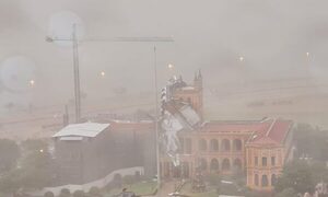 Temporal causa estragos en Palacio de López