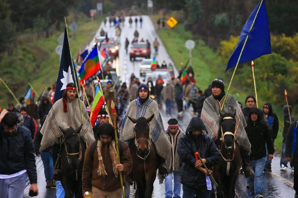 Gabriel Boric en la mira de los mapuches