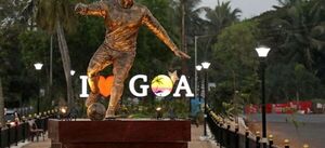 Una estatua de Cristiano Ronaldo provoca revuelo en India