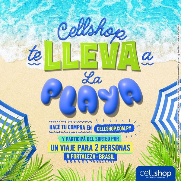 ¡Cellshop te lleva a la playa! - Empresariales - ABC Color