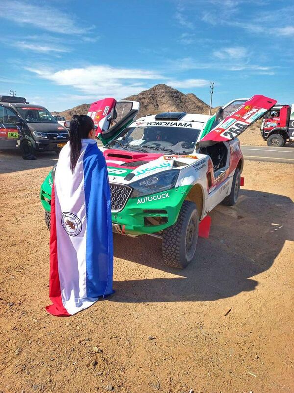 Dakar: Andrea Lafarja se ubica en el 78° puesto - Automovilismo - ABC Color