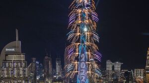 Emiratos bate cinco Récord Guinness con fuegos artificiales en Año Nuevo
