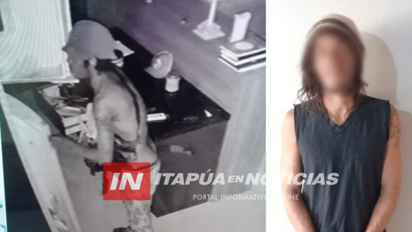 POLICÍA CAPTURÓ A SUP. AUTOR DE ROBO EN SAN ANTONIO YPECURU. - Itapúa Noticias