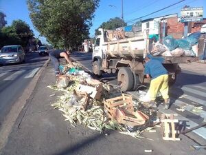 Asunción acumuló casi 3.500.000 kilos de basura la última semana de 2021 - Nacionales - ABC Color