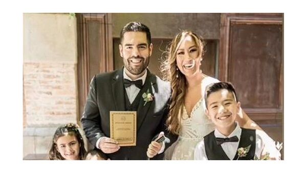 Rocco fue testigo de honor de Yota y Chipi