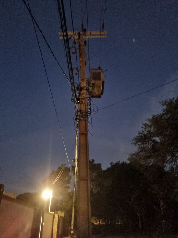 Sin luz en zonas de Confederación y Campo Grande - Nacionales - ABC Color
