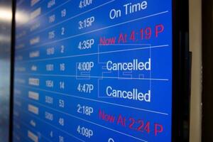 Más de 5 mil vuelos fueron cancelados este fin de semana, causando caos aéreo en EE.UU.