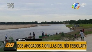 Dos hombres mueren ahogados en el río Tebicuary