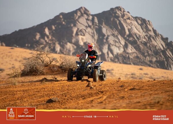 “Me duele abandonar”, el mensaje de Sanabria tras su baja en el Dakar 2022