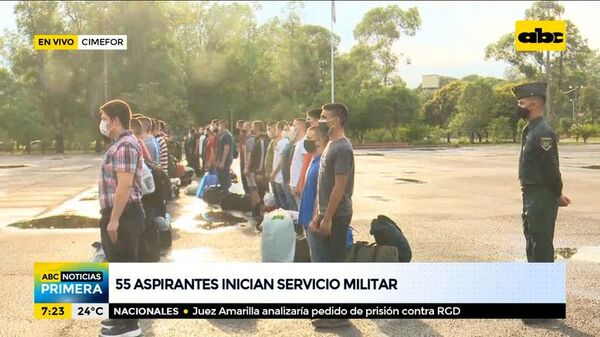 55 aspirantes inician servicio militar en Mariano Roque Alonso - ABC Noticias - ABC Color