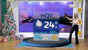 Pronóstico: Agradable a caluroso con probabilidades de lluvia - SNT