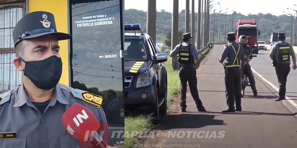 CAMINERA SACÓ 21 CONDUCTORES ALCOHOLIZADOS EL FIN DE SEMANA EN ITAPÚA. - Itapúa Noticias