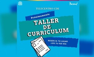 Anuncian taller de elaboración de curriculum y oratoria