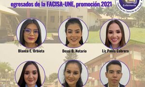 Seis enfermeros egresaron en el 2021 en la UNE