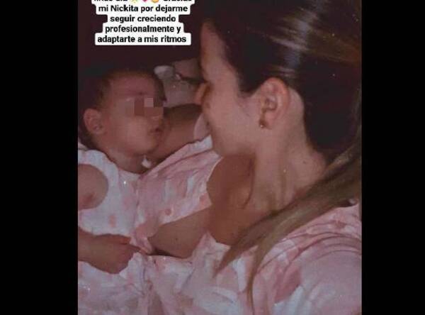 Crónica / Amamantó a las 4 de la mañana para luego debutar en TV