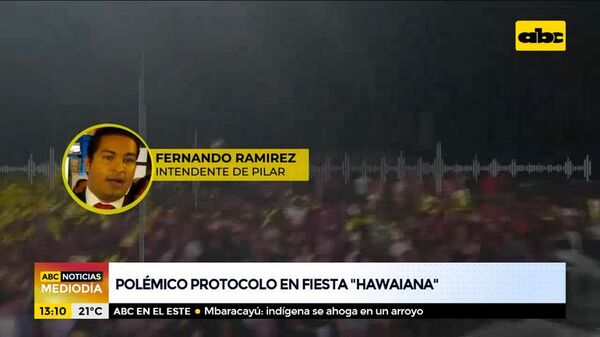 Polémico protocolo en Fiesta Hawaiana - ABC Noticias - ABC Color