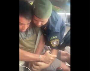Denuncian abuso policial y comisario alega flagrancia - Nacionales - ABC Color