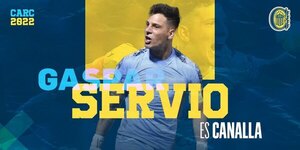 Gaspar Servio fue presentado oficialmente en Rosario Central