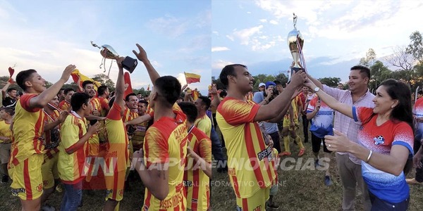 CLUB UNIÓN DE POTRERO YAPEPO, TRICAMPEONES DE LA LIGA DEPORTIVA DE JOSÉ LEANDRO OVIEDO - Itapúa Noticias