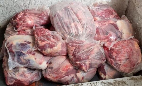 Policía Nacional aprehende a un hombre con 150 kilos de carne
