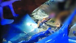 Atropellaron dos veces a un caballo suelto