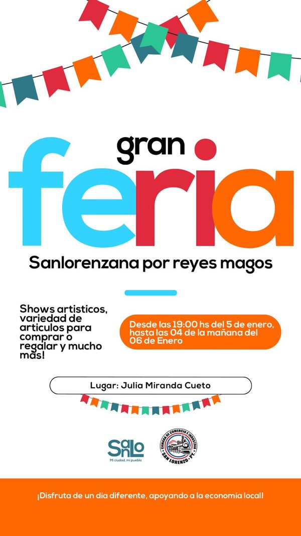 Preparan feria por Reyes - San Lorenzo Hoy