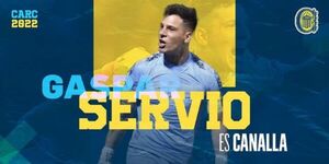 Gaspar Servio jugará en Argentina