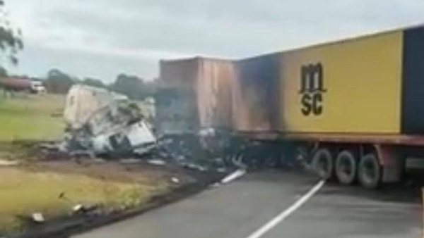 Crónica / Fallece camionero paraguayo en feroz accidente en Brasil