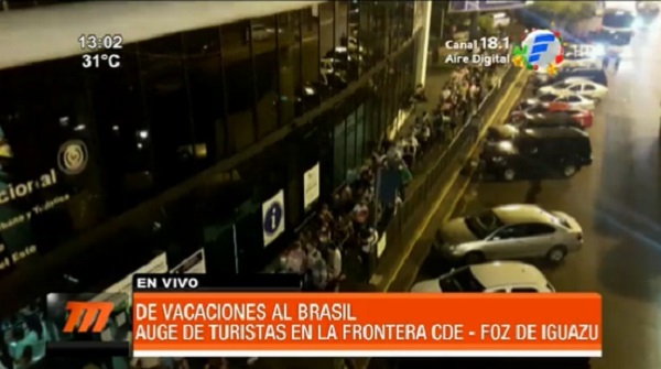 Migraciones registra récord de paraguayos que cruzaron hacia el Brasil