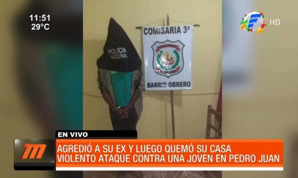 Agredió a su ex y luego quemó su casa | Telefuturo