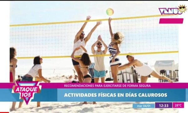 Actividades físicas en días de calor