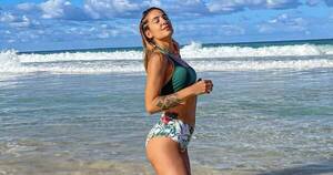 La Nación / La chef Gia Alfieri, a orillas del mar, disfruta de sus vacaciones