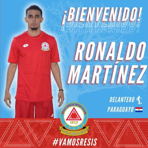 Crónica / Ronaldo Martínez, ex Ciclón, nuevo refuerzo de Resistencia