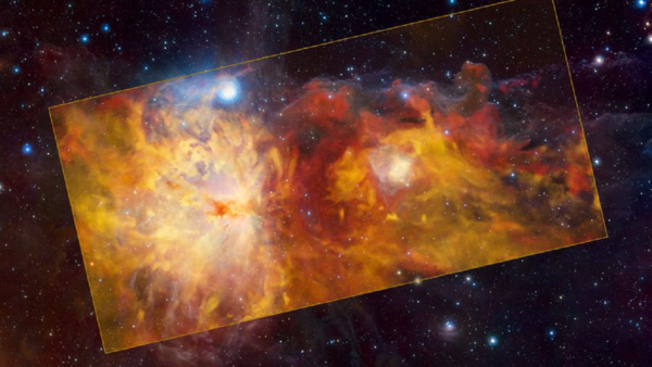 Una nueva imagen de la nebulosa de la Flama