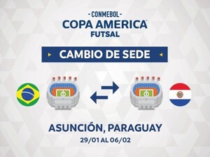 La CONMEBOL Copa América de Futsal se jugará en Paraguay - APF