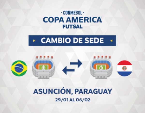 La Copa América de Futsal se jugará en Paraguay