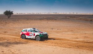 Titánica etapa 4 de Lafarja y Arrieta en el desierto árabe