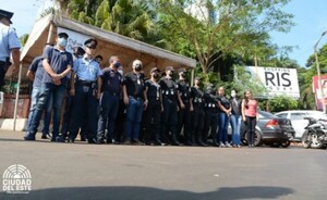 Con agentes karatekas enfatizan acción contra "pirañas" en CDE