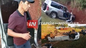 VEHÍCULO DEL INTENDENTE DE T. R. PEREIRA PROVOCÓ BRUTAL CHOQUE TRAS BORRACHERA - Itapúa Noticias