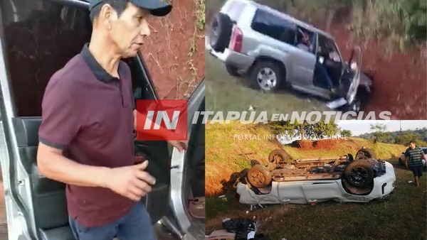 VEHÍCULO DEL INTENDENTE DE T. R. PEREIRA PROVOCÓ BRUTAL CHOQUE TRAS BORRACHERA - Itapúa Noticias