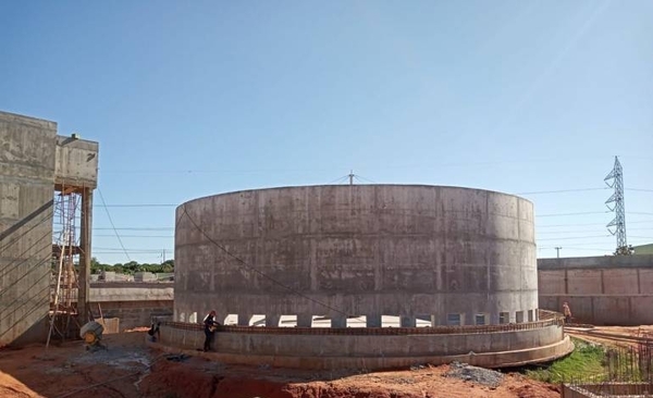 Diario HOY | Planta de tratamiento construida en San Lorenzo presenta avance del 75%