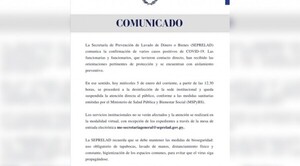 Suspenden atención presencial en SEPRELAD ante brote de COVID-19