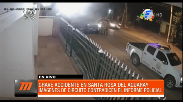 Grave accidente en Santa Rosa del Aguaray | Telefuturo