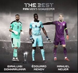 Los finalistas al Mejor Portero de la FIFA