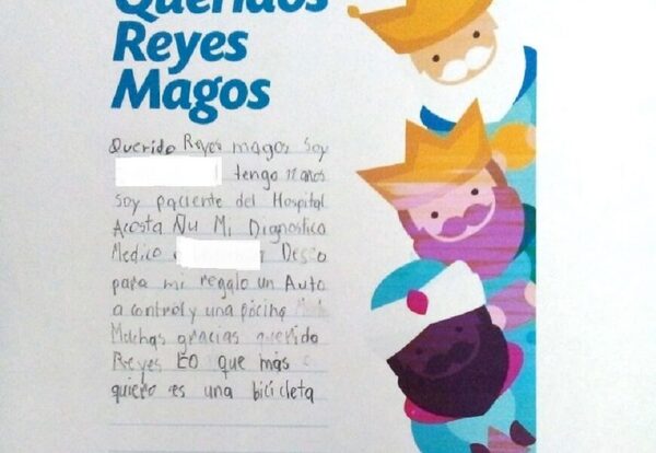 Invitan a los reyes magos a celebrar con niños y niñas del pediátrico Acosta Ñu