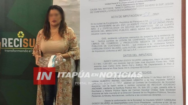 DENUNCIAN MALVERSACIÓN DE UNOS 3.000 MILLONES EN UNA EMPRESA DE RECICLAJE - Itapúa Noticias