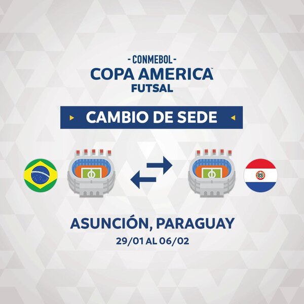 La Conmebol confirma que la Copa América Fútsal se jugará en Paraguay - ADN Digital