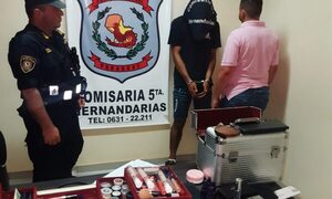 Atrapan a hombre que desvalijó salón de belleza
