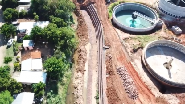 Diario HOY | Planta de Tratamiento de Agua en San Lorenzo registra 75% de avance