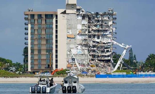Juicio tras derrumbe del Champlain Towers fue fijado para inicios del 2023